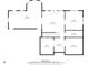 Detailed floor plan showcasing the layout and dimensions of the home at 3309 Nw Past Nw Pl, Kennesaw, GA 30152