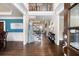 Grand foyer with hardwood floors, elegant staircase, and sophisticated decor at 3309 Nw Past Nw Pl, Kennesaw, GA 30152