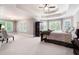 Spacious main bedroom with a tray ceiling, ample windows and plush carpet at 3309 Nw Past Nw Pl, Kennesaw, GA 30152