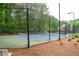 Outdoor community tennis court surrounded by nature, offering a great recreational amenity at 3309 Nw Past Nw Pl, Kennesaw, GA 30152