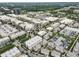 Overhead view of the neighborhood showing the mix of residential and commercial properties at 316 S Esplanade, Alpharetta, GA 30009