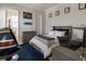 Stylish bedroom with a modern design, complemented by a unique hanging chair at 316 S Esplanade, Alpharetta, GA 30009