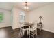 Charming dining area with hardwood floors and ample natural light at 2205 Desmond Dr, Decatur, GA 30033