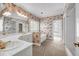 Traditional bathroom with dual sink vanity at 3171 Blairhill Ct, Atlanta, GA 30340