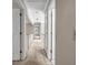 Hallway view featuring a carpeted floor and white railing at 3171 Blairhill Ct, Atlanta, GA 30340