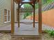 Spacious back deck with a pergola and outdoor seating, ideal for enjoying the surrounding nature at 4515 N. Slope Cir, Marietta, GA 30066