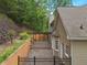 Backyard deck and garden area offers private outdoor living at 4515 N. Slope Cir, Marietta, GA 30066