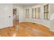 Sunlit breakfast nook with hardwood floors, large windows, and views of the backyard at 4515 N. Slope Cir, Marietta, GA 30066