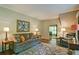 Cozy living room with stylish furnishings, soft lighting, and a view of the dining area at 5800 Villa Rica Hwy, Dallas, GA 30157
