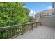 Outdoor deck space with views of lush trees at 2801 Avington Se Ln, Smyrna, GA 30080