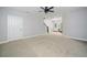 This finished basement features carpet flooring, and neutral walls at 2801 Avington Se Ln, Smyrna, GA 30080