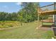 Spacious backyard with lush green grass, perfect for outdoor activities and relaxation at 7252 Eton Ln, Locust Grove, GA 30248