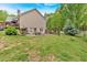 Back of the home with patio and private backyard at 4332 Brushy Mountain Rd, Rockmart, GA 30153