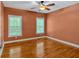 Bedroom filled with natural light and hardwood flooring at 4332 Brushy Mountain Rd, Rockmart, GA 30153
