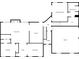 Detailed floor plan of the first floor showcasing the layout of the kitchen, living room, and bedrooms at 4332 Brushy Mountain Rd, Rockmart, GA 30153