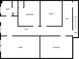 Detailed floor plan of the basement showcasing the layout of two rooms, a bathroom, and a storage area at 4332 Brushy Mountain Rd, Rockmart, GA 30153