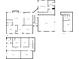 Detailed floor plans of all floors showing layout of bedrooms, bathrooms, living areas, and garage at 4332 Brushy Mountain Rd, Rockmart, GA 30153