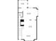 Layout of a home's main floor includes a sunroom, living room, bath, kitchen, and dining area at 2171 Burnside Dr Nw, Atlanta, GA 30318