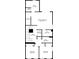 Second floor layout features the main bedroom, two additional bedrooms, three baths, two walk-in closets, and laundry at 2171 Burnside Dr Nw, Atlanta, GA 30318