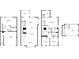 Detailed floor plan showcasing the layout of all floors in the home at 2171 Burnside Dr Nw, Atlanta, GA 30318