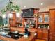 Spacious kitchen with granite countertops, wood cabinets, and stainless steel appliances at 3978 Devonshire Dr, Marietta, GA 30066