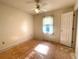 Bedroom with ceiling fan and natural light from a window at 53 Villa Rosa Way, Temple, GA 30179
