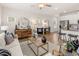 Open-concept living room with hardwood floors and neutral decor at 6330 Rosetta Dr # 5, South Fulton, GA 30331