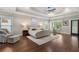 Spacious main bedroom features a tray ceiling, sitting area, and large windows at 1165 Victoria Ne St, Brookhaven, GA 30319