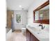 Bathroom features vanity and tiled shower and floors at 1349 Middlesex Ne Ave, Atlanta, GA 30306