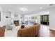 Spacious living room boasts hardwood floors, a fireplace, and lots of natural light at 1349 Middlesex Ne Ave, Atlanta, GA 30306