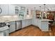 This kitchen features ample counter space with stainless steel appliances at 4124 Dunnington Dr, Marietta, GA 30062