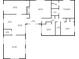 Detailed floor plan showcasing layout of bedrooms, bathrooms, kitchen, living room, and other spaces at 5742 Harbor Dr, Buford, GA 30518