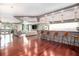 The common room boasts modern furniture, a stylish bar area, and warm lighting, creating a perfect spot for relaxation at 1101 Juniper Ne St # 919, Atlanta, GA 30309