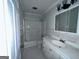 Bathroom featuring patterned tile floor and a tiled shower/bathtub combo at 5400 Roswell Rd # L-3, Atlanta, GA 30342