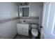 Compact bathroom featuring a tiled shower and vanity at 5400 Roswell Rd # L-3, Atlanta, GA 30342