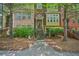 Charming townhome featuring a brick facade, lush landscaping, and a welcoming entrance at 62 High Top Pt, Sandy Springs, GA 30328