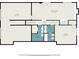 Basement floor plan featuring a recreation room, garage, bedroom, and bathrooms at 2790 Westhampton Way, Tucker, GA 30084