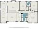 Layout showcasing living room, kitchen, bedrooms, and dining areas, plus three baths at 2790 Westhampton Way, Tucker, GA 30084
