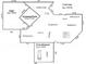 An overhead view of a first floor blueprint showing square footage and basic dimensions at 3215 Hembry Ct, Marietta, GA 30062