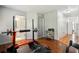 Home gym with a doorway view of an attached full bathroom at 3846 Chattahoochee Summit Se Dr # 31, Atlanta, GA 30339