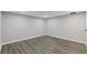 Basement with wood-look flooring, white trim, and recessed lighting at 470 Brackin Trce, Grayson, GA 30017