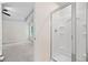 Shower adjacent to main bedroom at 4120 Cordova Ln, Cumming, GA 30028