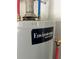 Close-up of Envirotemp water heater with 3/2023 installation date at 105 Lena Cir, Stockbridge, GA 30281