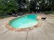A captivating in-ground pool accompanied by lounge chairs for serene outdoor living at 284 Harris Loop, Dallas, GA 30157