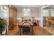 Inviting dining room with natural lighting and hardwood floors at 2365 Fontaine Cir, Decatur, GA 30032