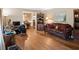 Inviting living room with gleaming hardwood floors and neutral colored walls at 2365 Fontaine Cir, Decatur, GA 30032