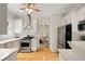 Modern kitchen featuring granite countertops, stainless steel appliances, and hardwood floors at 120 Warren Ne St, Atlanta, GA 30317