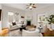 Bright living room with modern decor and comfortable seating arrangement at 120 Warren Ne St, Atlanta, GA 30317