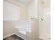 This bathroom offers a built-in tub with tile surround and a separate glass shower at 2722 South Hills, Riverdale, GA 30296