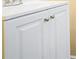 Bathroom vanity with modern hardware and bright white cabinet at 2722 South Hills, Riverdale, GA 30296